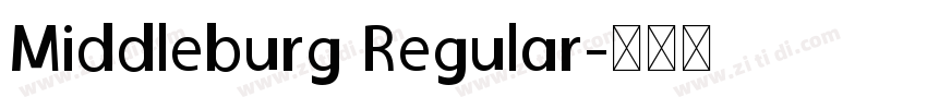 Middleburg Regular字体转换